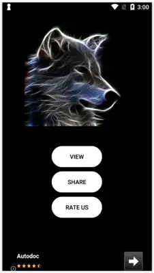 Neon Wolf Live Wallpapers android App screenshot 2